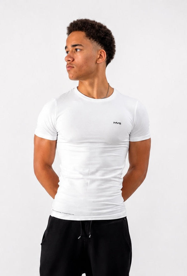 MMS Ohulle Signature Slim Fit Tee (White)