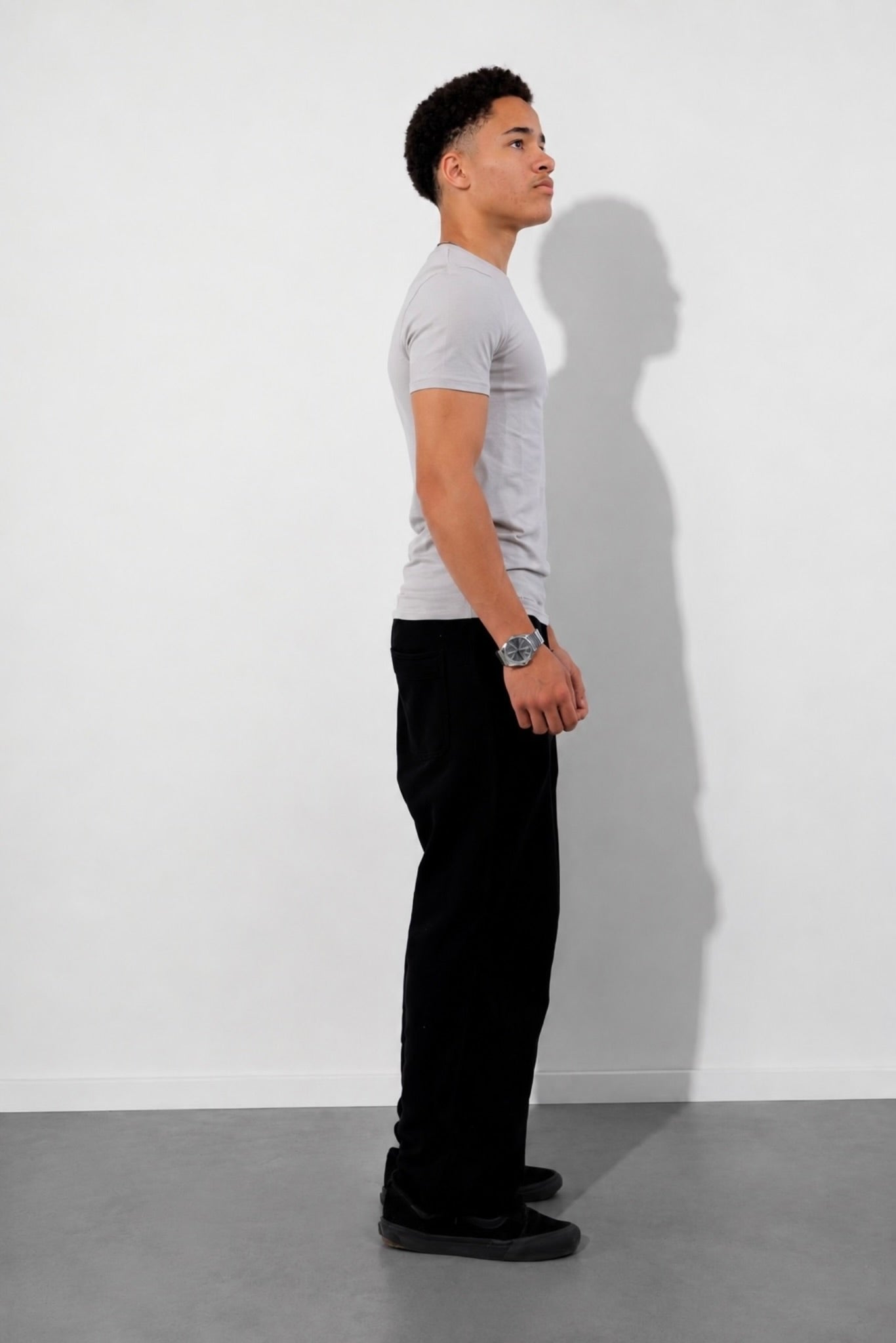 MMS Furr Slim Fit Tee (Stone Grey)