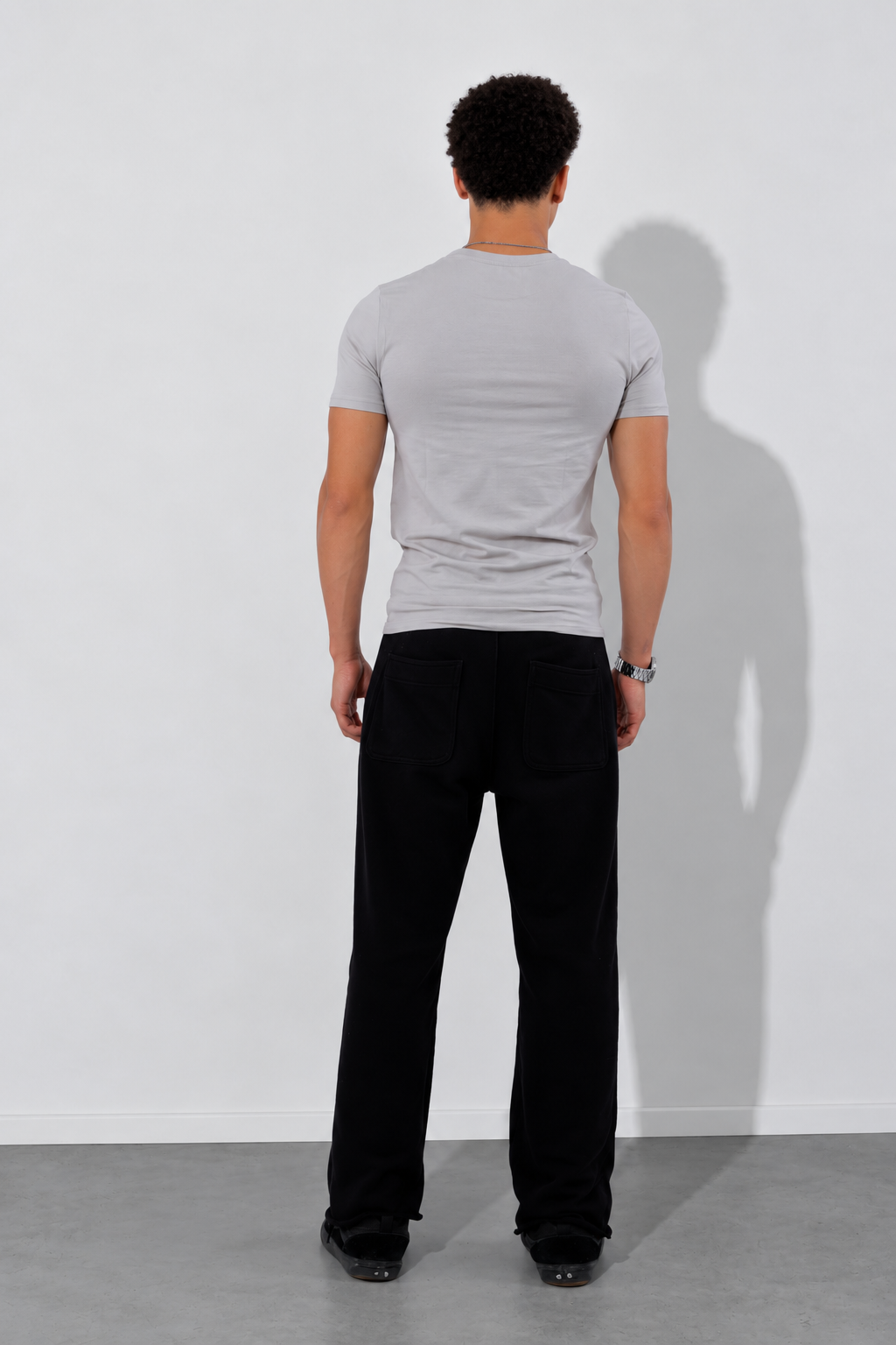 MMS Furr Slim Fit Tee (Stone Grey)